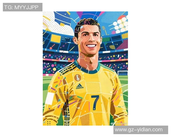 C罗足球传奇绘画作品展现激情与荣耀的完美融合